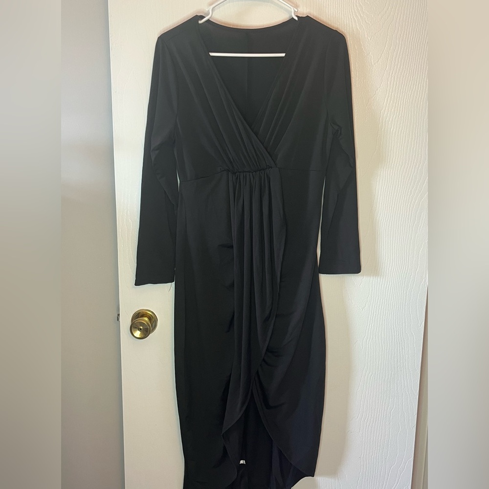 Black cocktail dress